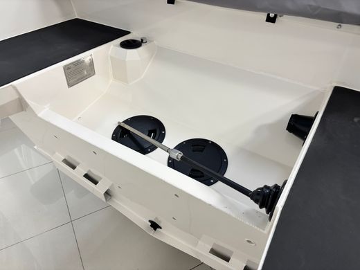 Моторная лодка, Триера 460 FISH_new, белый с Suzuki DF50ATL