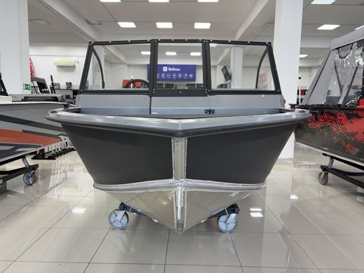 Моторная лодка, Триера 460 FISH_new, серый