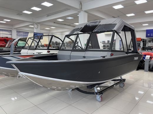 Моторная лодка, Триера 460 FISH_new, серый