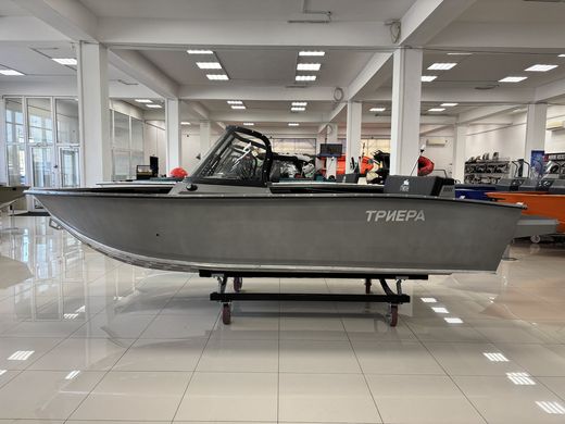 Моторная лодка, Триера 460 FISH_new, серый