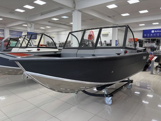 Моторная лодка, Триера 460 FISH_new, серый