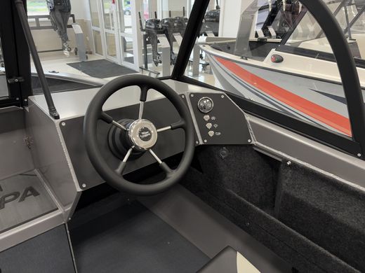 Моторная лодка, Триера 460 FISH_new, серый