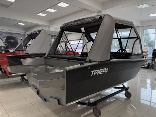 Моторная лодка, Триера 460 FISH_new, серый