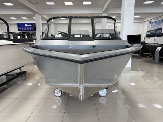 Моторная лодка, Триера 460 FISH_new, серый
