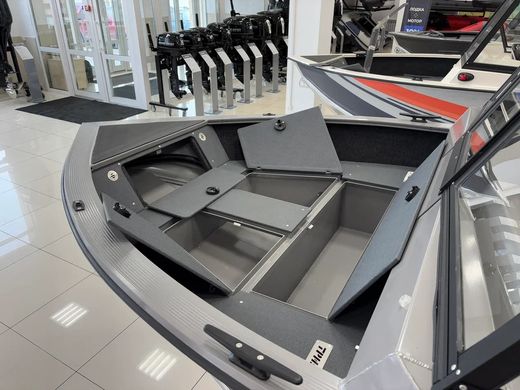 Моторная лодка, Триера 460 FISH, серый