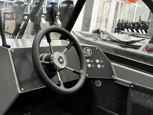 Моторная лодка, Триера 460 FISH, серый