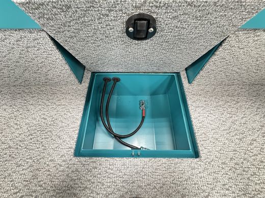 Моторная лодка, Триера 470 FISH, бирюзовый