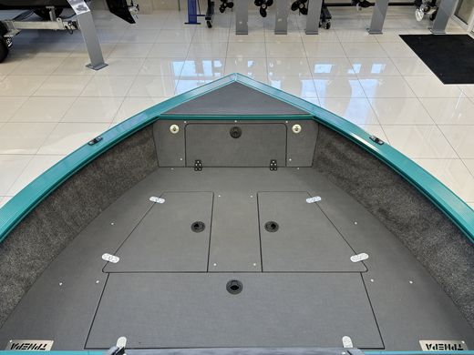 Моторная лодка, Триера 470 FISH, бирюзовый