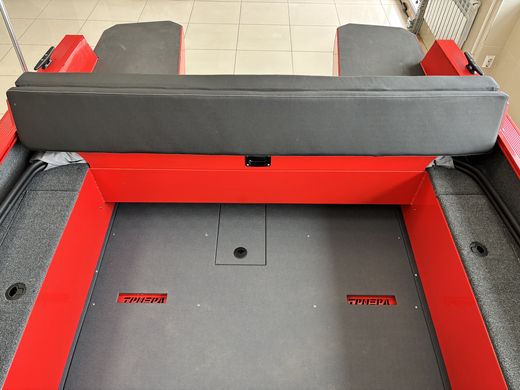 Моторная лодка, ТРИЕРА 490 FISH, красный с Suzuki DF70ATL