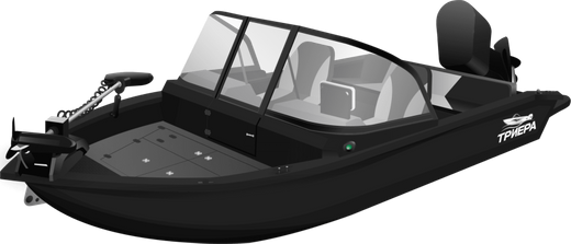 Моторная лодка, ТРИЕРА 540 FISH, белый c Marine Rocket MREF100FEX-T