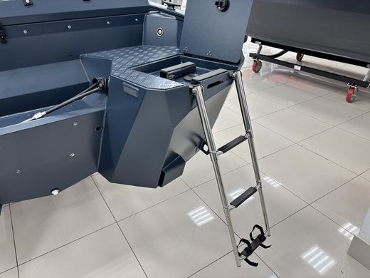 Моторная лодка, Victory A3, квинтет, серо-синий с Marine Rocket MREF60FUEL-T