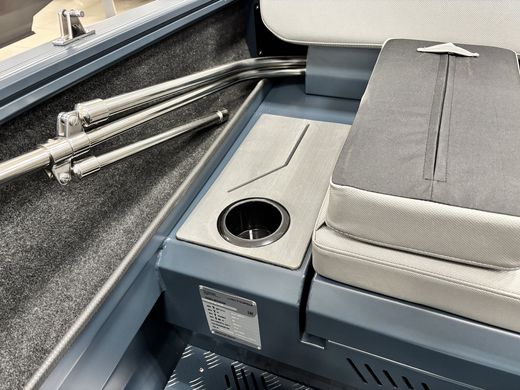 Моторная лодка, Victory A3, квинтет, серо-синий с Marine Rocket MREF60FUEL-T