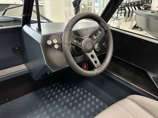 Моторная лодка, Victory A3, квинтет, серо-синий с Suzuki DF50ATL