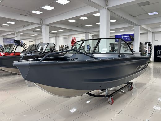 Моторная лодка, Victory A3, квинтет, серо-синий с Suzuki DF50ATL