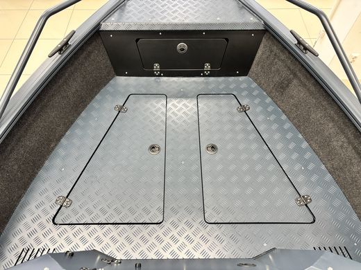 Моторная лодка, Viсtory A3, квинтет, серо-синий с Marine Rocket MREF60FVEL-T