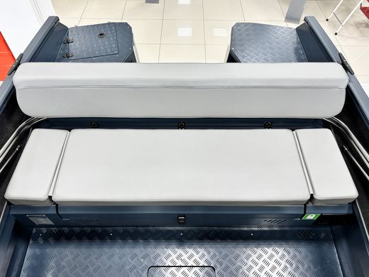 Моторная лодка, Viсtory A3, квинтет, серо-синий с Marine Rocket MREF60FVEL-T