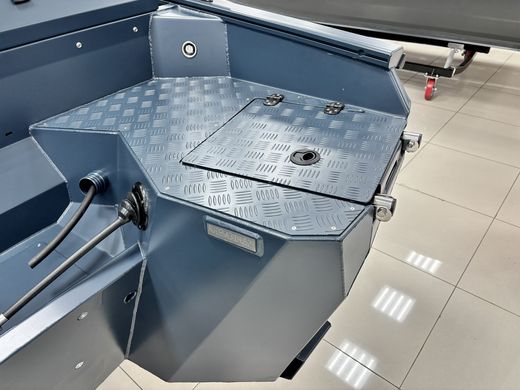 Моторная лодка, Viсtory A3, квинтет, серо-синий с Marine Rocket MREF60FVEL-T