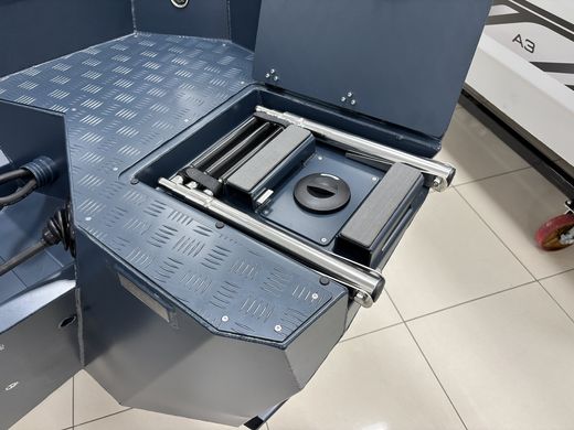 Моторная лодка, Viсtory A3, серо-синий с Marine Rocket MREF50FVEL-T