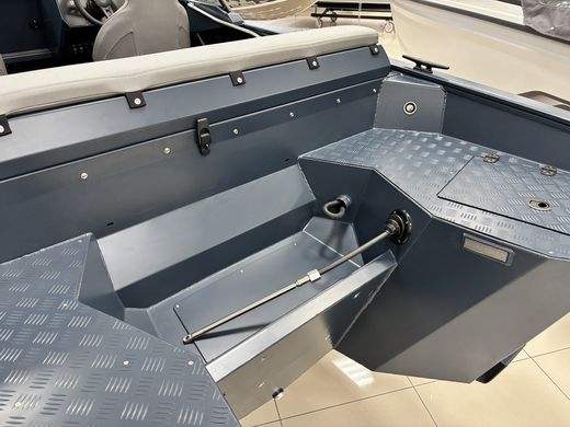 Моторная лодка, Viсtory A3, серо-синий с Marine Rocket MREF50FVEL-T