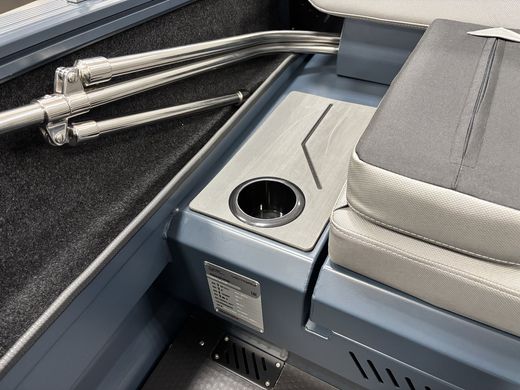 Моторная лодка, Viсtory A3, серо-синий с Marine Rocket MREF60FVEL-T