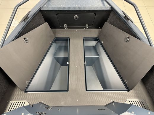 Моторная лодка, Viсtory A3, серо-синий с Suzuki DF50ATL