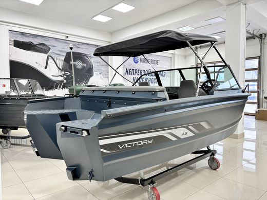 Моторная лодка, Viсtory A3, серо-синий с Suzuki DF60ATL