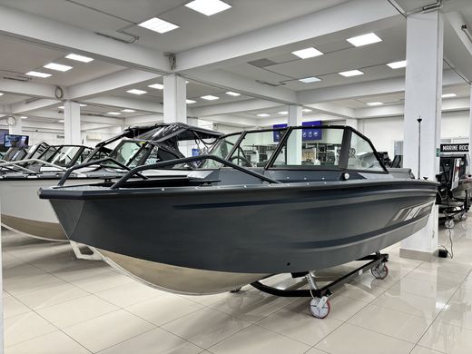 Моторная лодка, Viсtory A3, серо-синий с Suzuki DF60ATL