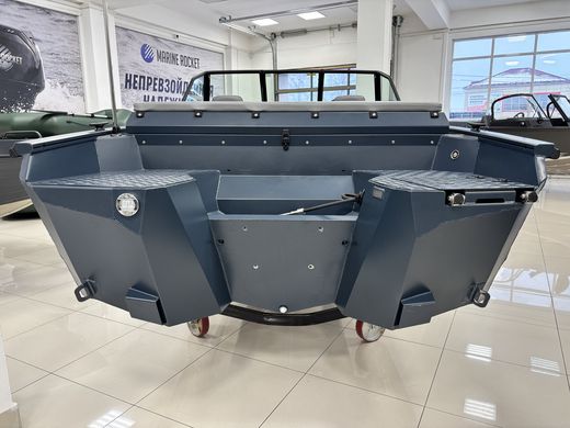 Моторная лодка, Viсtory A3, серо-синий