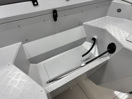 Моторная лодка, Viсtory A3, светло-серый с Marine Rocket MREF50FVEL-T