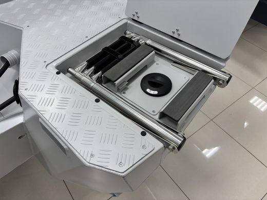 Моторная лодка, Viсtory A3, светло-серый с Marine Rocket MREF50FVEL-T