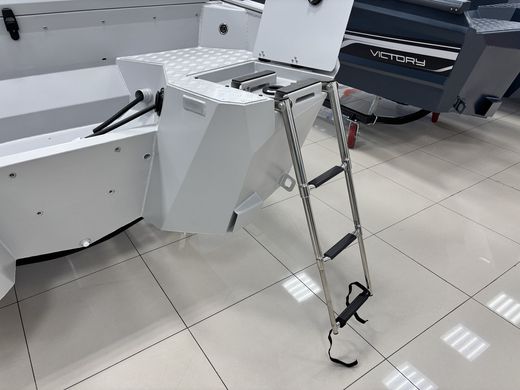 Моторная лодка, Viсtory A3, светло-серый с Marine Rocket MREF60FUEL-T