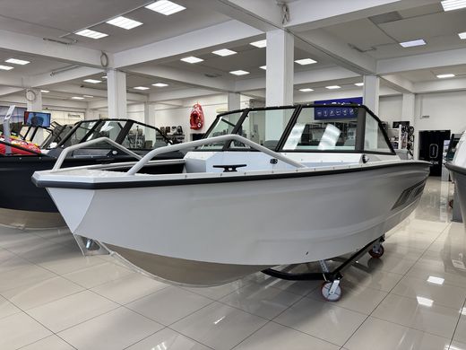 Моторная лодка, Viсtory A3, светло-серый с Suzuki DF60ATL