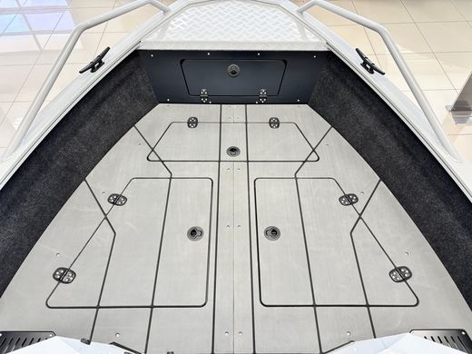 Моторная лодка, Viсtory A4, EvaDeck, светло-серый