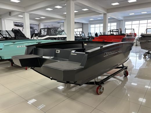 Моторная лодка, Xstream 400 румпель, графит с Suzuki DT15AS