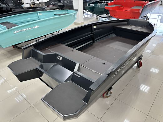 Моторная лодка, Xstream 400 румпель, графит с Suzuki DT15AS