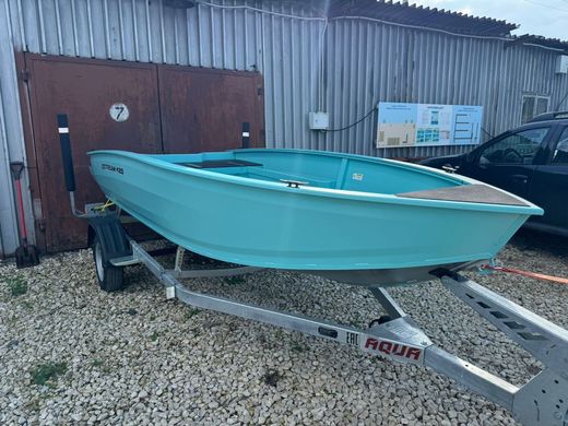 Моторная лодка, Xstream 420 румпель, бирюзовый с Marine Rocket MR30FHS