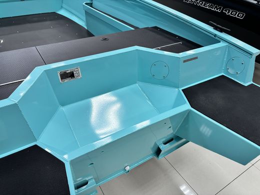 Моторная лодка, Xstream 420 румпель, бирюзовый с Marine Rocket MR9.9PRO