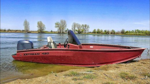 Моторная лодка, Xstream 420S, бордовый c Marine Rocket MR40FFES