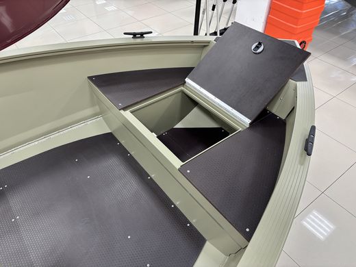 Моторная лодка, Xstream 420S, хаки c Marine Rocket MR25FFES