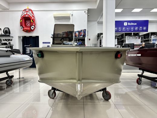 Моторная лодка, Xstream 420S, хаки c Marine Rocket MR40FFES-T