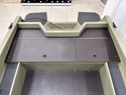 Моторная лодка, Xstream 420S, хаки c Marine Rocket MR40FFES