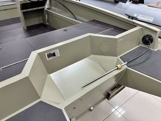 Моторная лодка, Xstream 420S, хаки c Marine Rocket MR40FFES