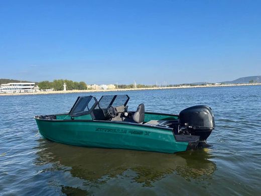 Моторная лодка, Xstream 420X, изумруд c Marine Rocket MR25FFES