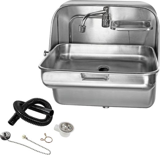 Мойка с краном и сливом (комплект MR595S1), Marine Rocket