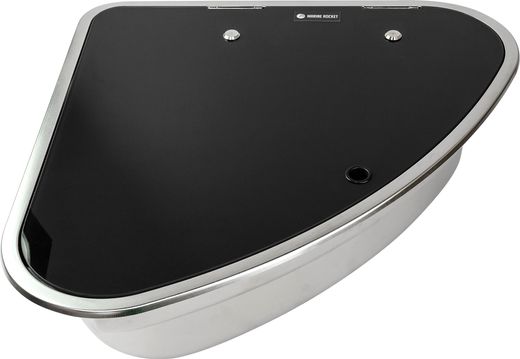 Мойка угловая правая с краном и сливом (комплект MR610RS1), Marine Rocket