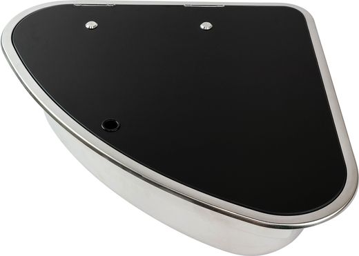 Мойка угловая левая с краном и сливом (комплект MR610LS1), Marine Rocket