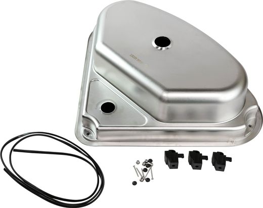 Мойка угловая левая с краном и сливом (комплект MR610LS1), Marine Rocket