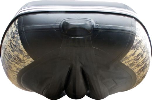 Надувная лодка ПВХ Абакан 380 Jet, фальшборт, камуфляж cifra, SibRiver