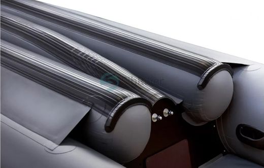 Надувная лодка ПВХ Абакан 380 Jet, фальшборт, камуфляж cifra, SibRiver