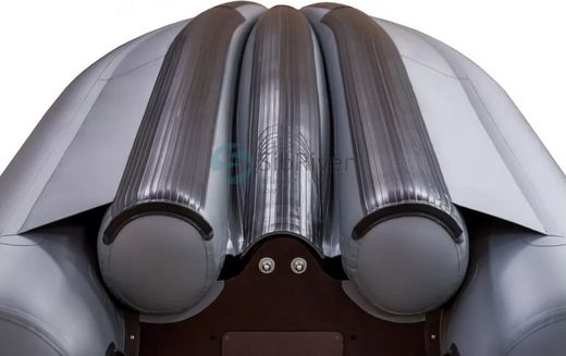 Надувная лодка ПВХ Абакан 380 Jet, фальшборт, камуфляж cifra, SibRiver